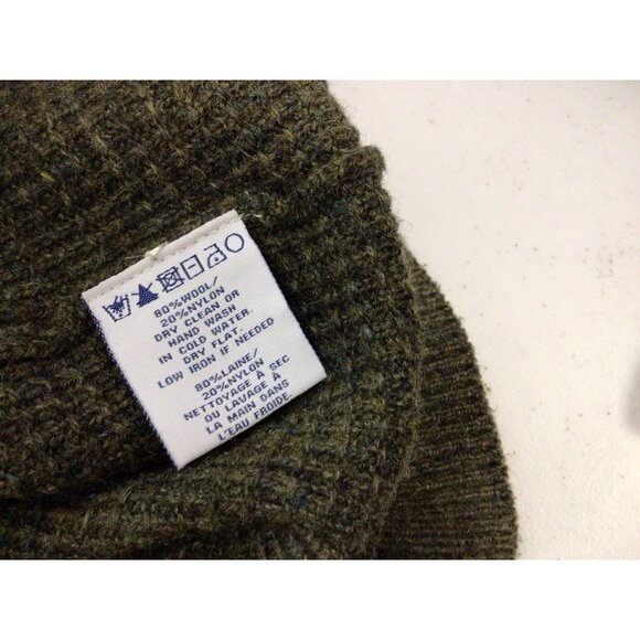 Schott Bros Wool Sweater Shawl Neck Mens XL - Picture 9 of 11